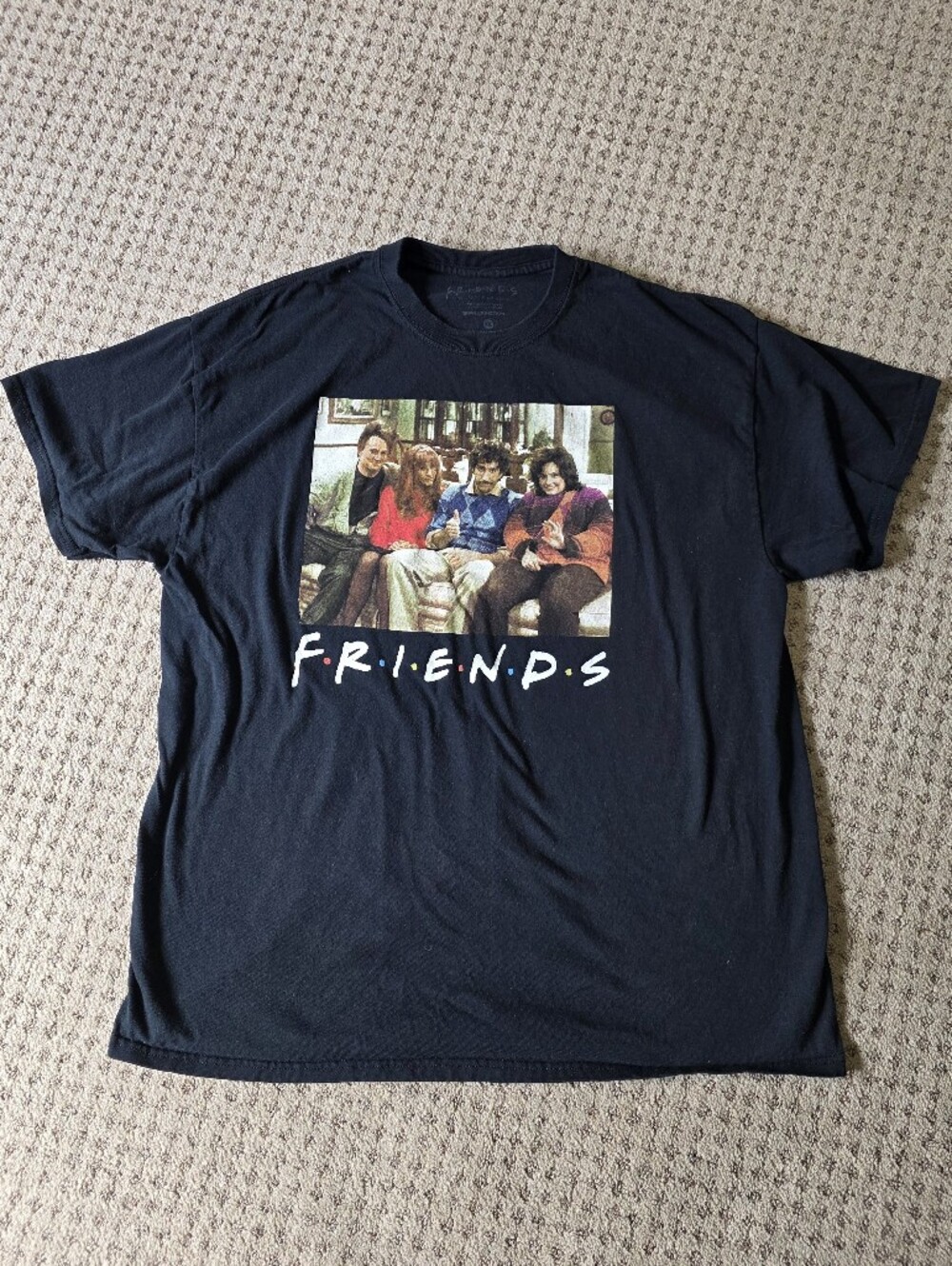 FRIENDS Cast Graphic Tee - Black